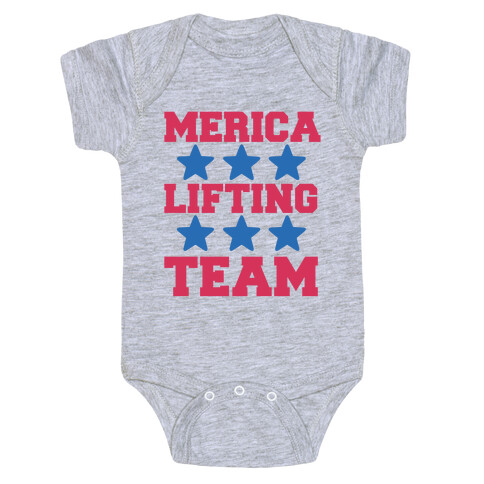 Merica Lifting Team Baby One-Piece