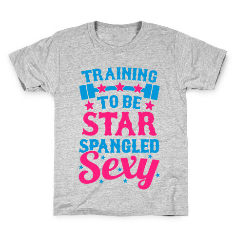 Training To Be Star Spangled Sexy Kids T-Shirt