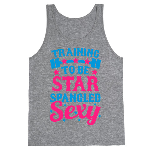 Training To Be Star Spangled Sexy Tank Top