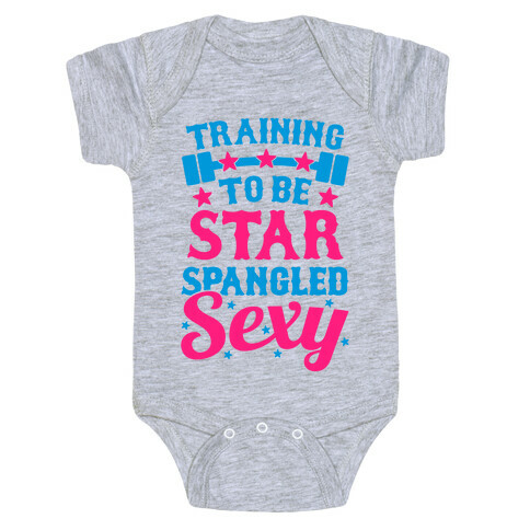 Training To Be Star Spangled Sexy Baby One-Piece