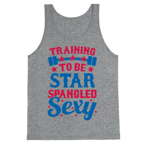 Training To Be Star Spangled Sexy Tank Top