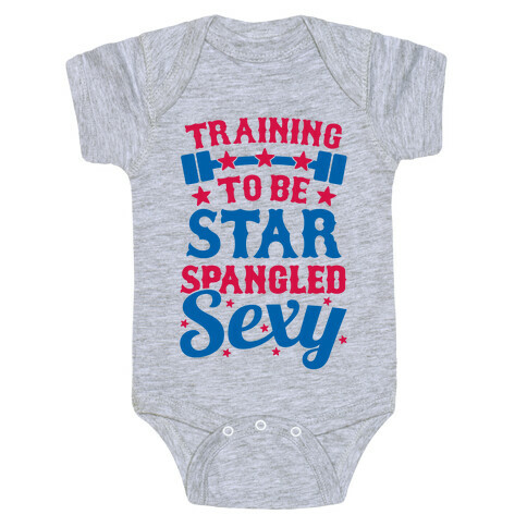 Training To Be Star Spangled Sexy Baby One-Piece