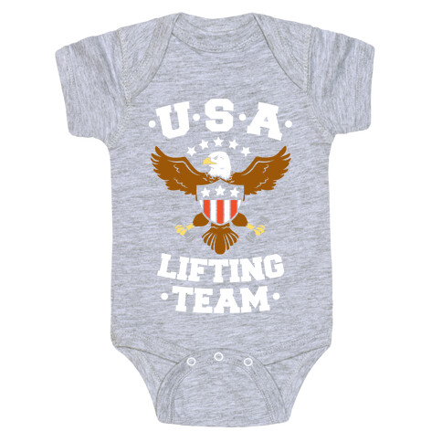 U.S.A. Lifting Team Baby One-Piece