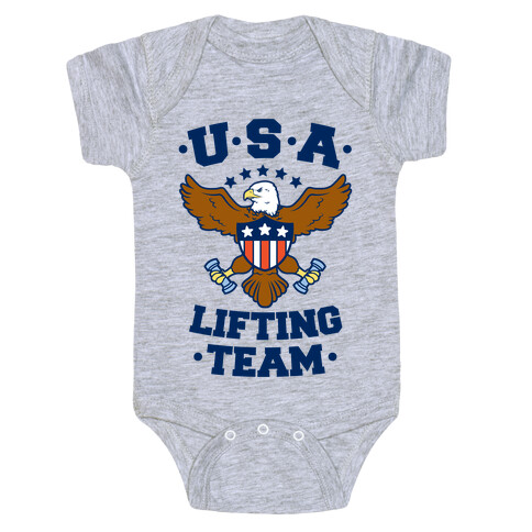 U.S.A. Lifting Team Baby One-Piece