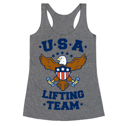 U.S.A. Lifting Team Racerback Tank Top