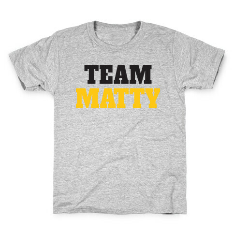 Team Matty (Tank) Kids T-Shirt