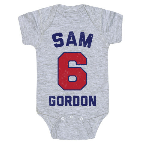 Sam Gordon (Vintage Shirt!) Baby One-Piece