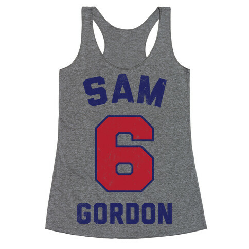 Sam Gordon (Vintage Shirt!) Racerback Tank Top