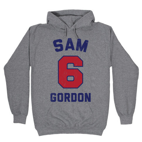 Sam Gordon (Vintage Shirt!) Hooded Sweatshirt