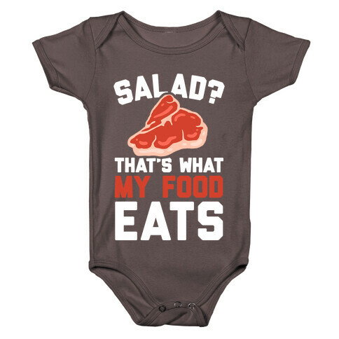 Salad? That's What My Food Eats Baby One-Piece