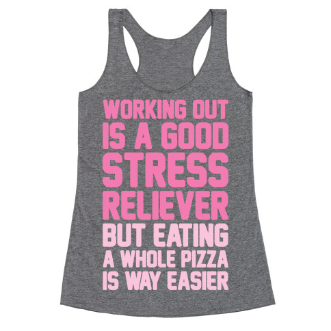 Pizza Workout Racerback Tank Top