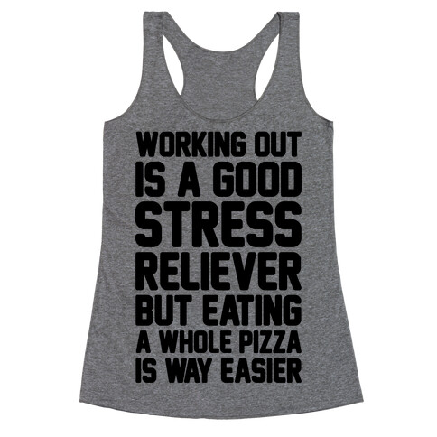 Pizza Workout Racerback Tank Top