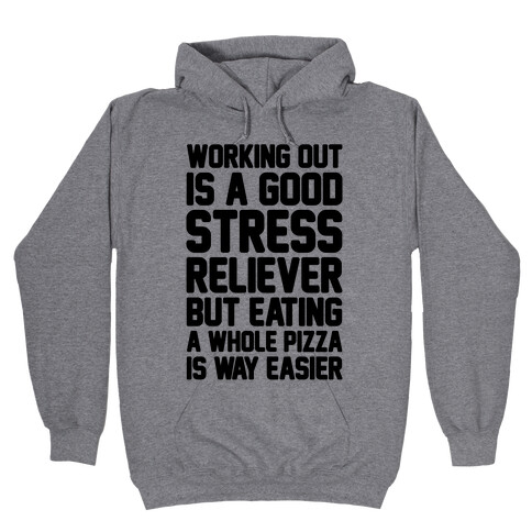 Pizza Workout Hooded Sweatshirt