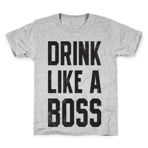 Drink Like A Boss (Vintage Tank) Kids T-Shirt