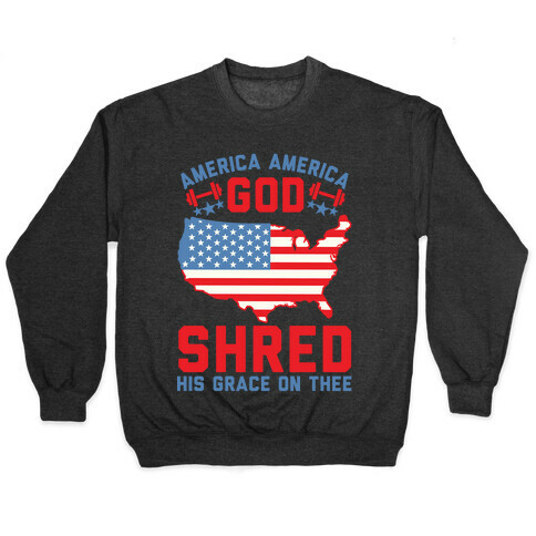 America America God Shred His Grace On Thee Pullover