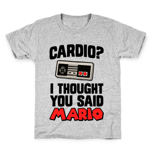 I Thought You Said Mario Kids T-Shirt