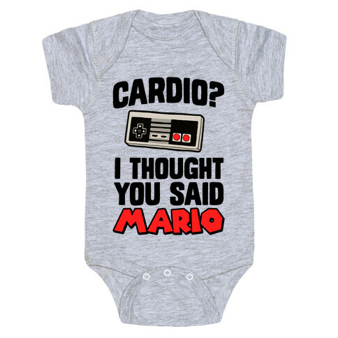 I Thought You Said Mario Baby One-Piece