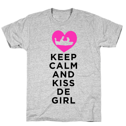 Keep Calm And Kiss De Girl (Tank) T-Shirt