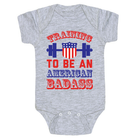 Training To Be An American Badass Baby One-Piece