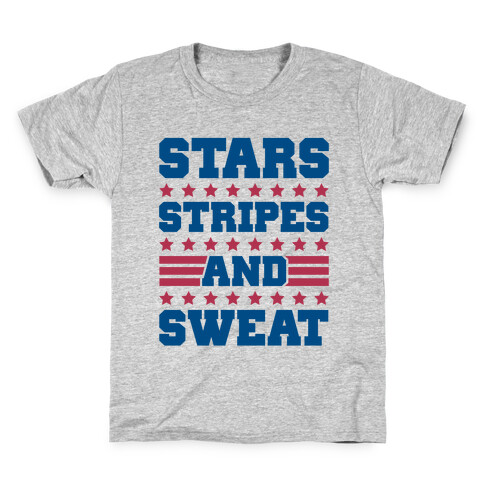 Stars Stripes and Sweat Kids T-Shirt