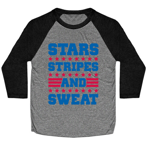 Stars Stripes and Sweat Baseball Tee