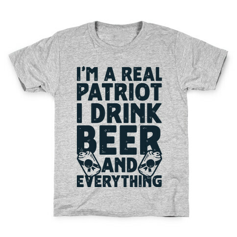 Real Patriot  Kids T-Shirt