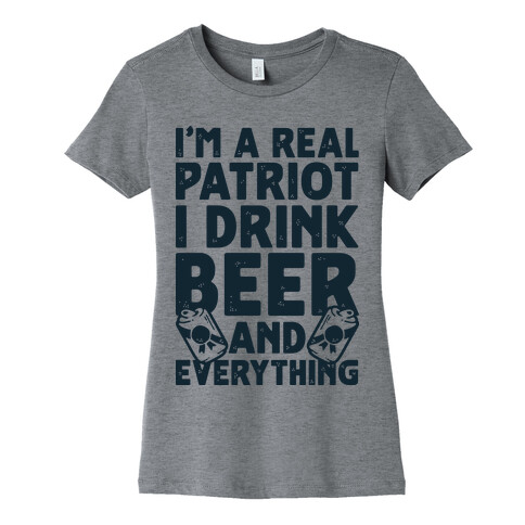 Real Patriot  Womens T-Shirt