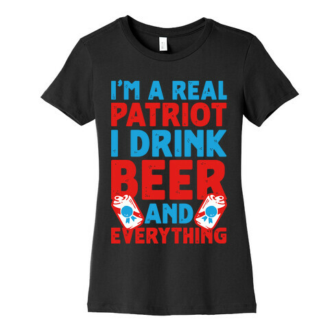 Real Patriot  Womens T-Shirt