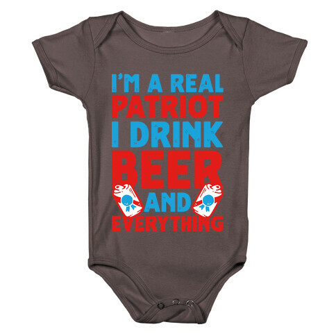 Real Patriot  Baby One-Piece