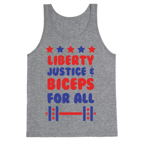 Liberty Justice & Biceps For All Tank Top