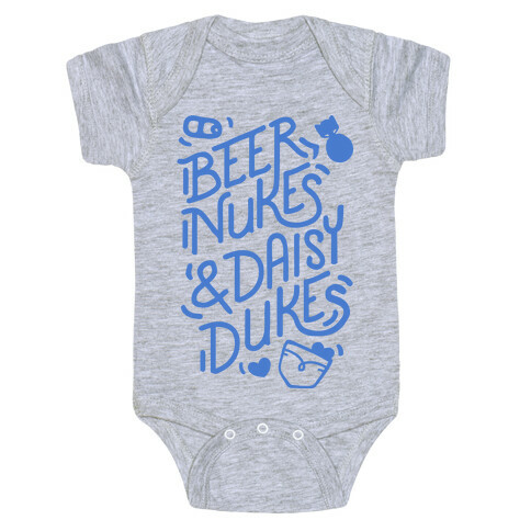 Beer Nukes And Daisy Dukes Baby One-Piece
