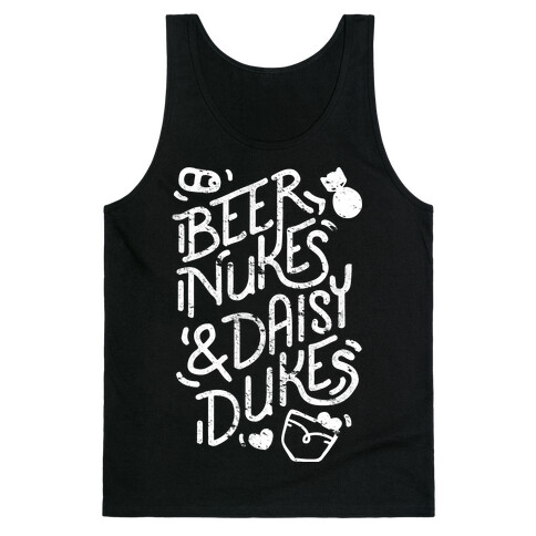 Beer Nukes And Daisy Dukes Tank Top