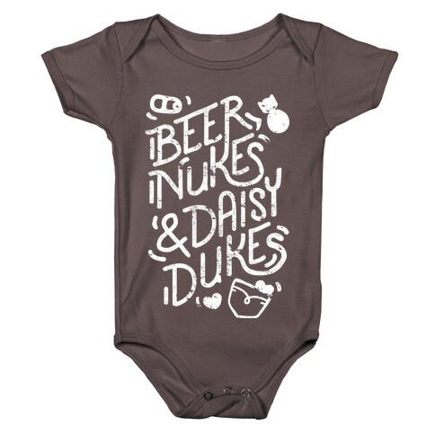 Beer Nukes And Daisy Dukes Baby One-Piece