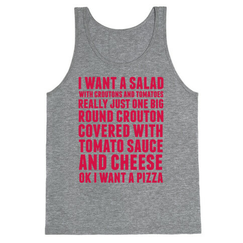 I Want a Salad Tank Top