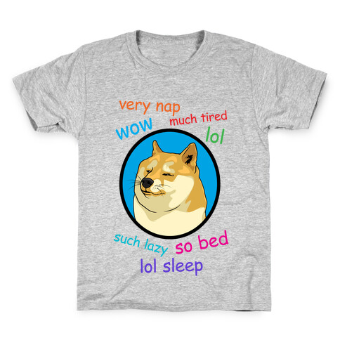 Nap Doge Kids T-Shirt