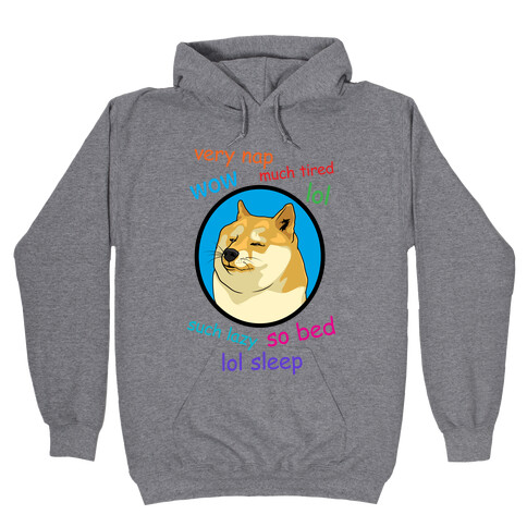 Nap Doge Hooded Sweatshirt