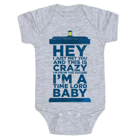 Dr Who (Call Me Maybe Tank) Baby One-Piece