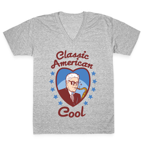 Classic American Cool V-Neck Tee Shirt