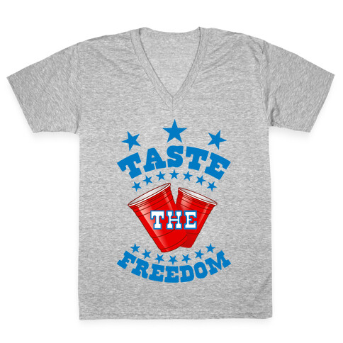 Taste the FREEDOM V-Neck Tee Shirt