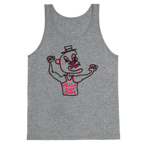 Mellow Out Dude (Cartoon Tank) Tank Top