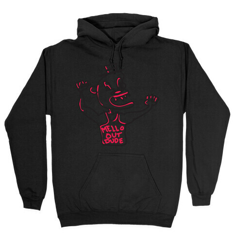 Mellow Out Dude (Cartoon Tank) Hooded Sweatshirt