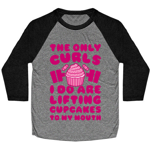 Cupcake Curls Baseball Tee