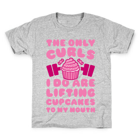 Cupcake Curls Kids T-Shirt