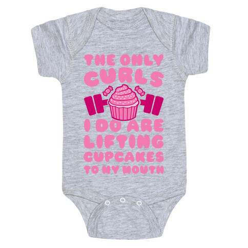 Cupcake Curls Baby One-Piece