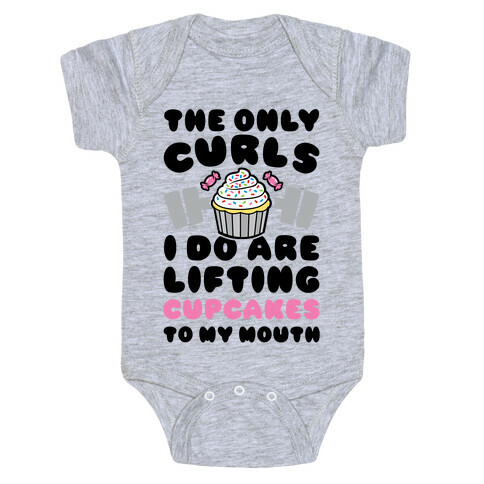 Cupcake Curls Baby One-Piece
