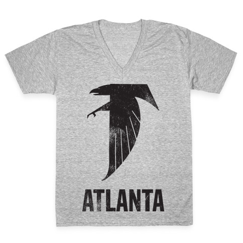 Atlanta (Vintage) V-Neck Tee Shirt