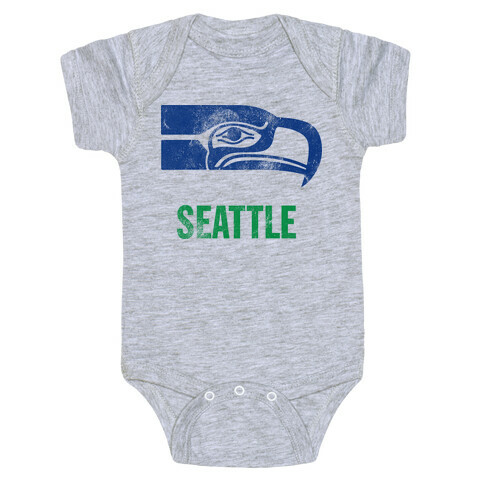 Seattle (Vintage) Baby One-Piece
