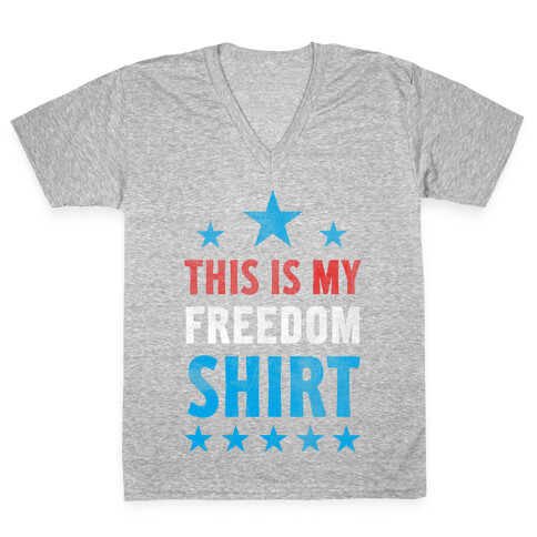 Freedom Shirt V-Neck Tee Shirt