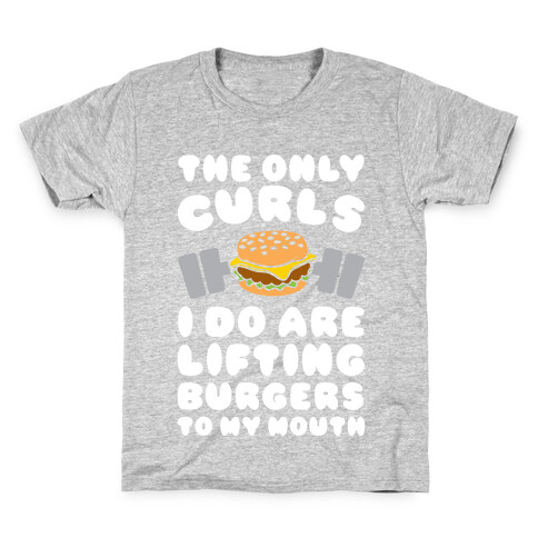 I Lift Burgers Kids T-Shirt