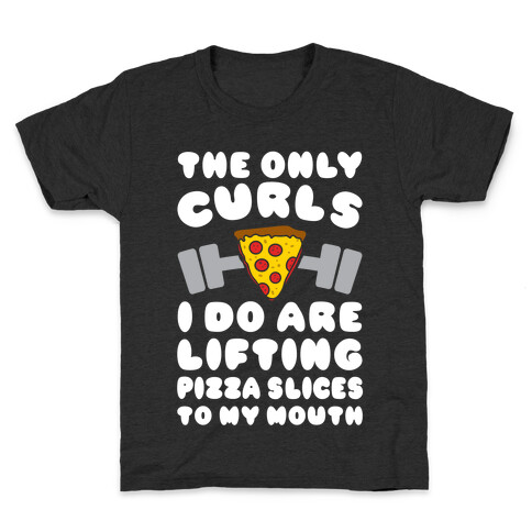 I Lift Pizza Kids T-Shirt